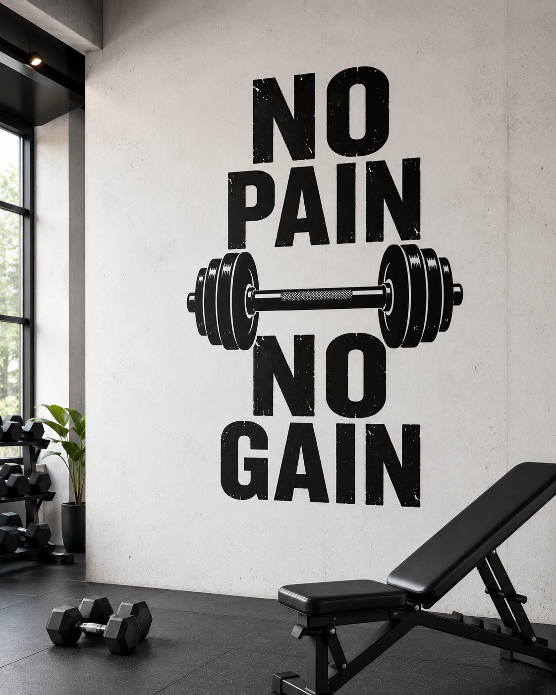 Gym Duvar Sticker