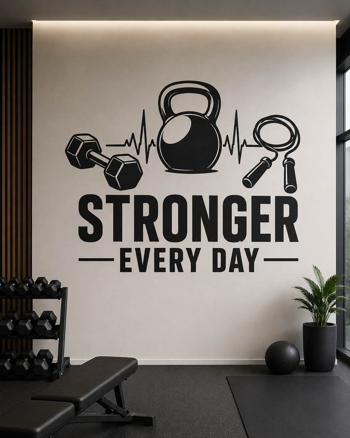 Gym Duvar Sticker