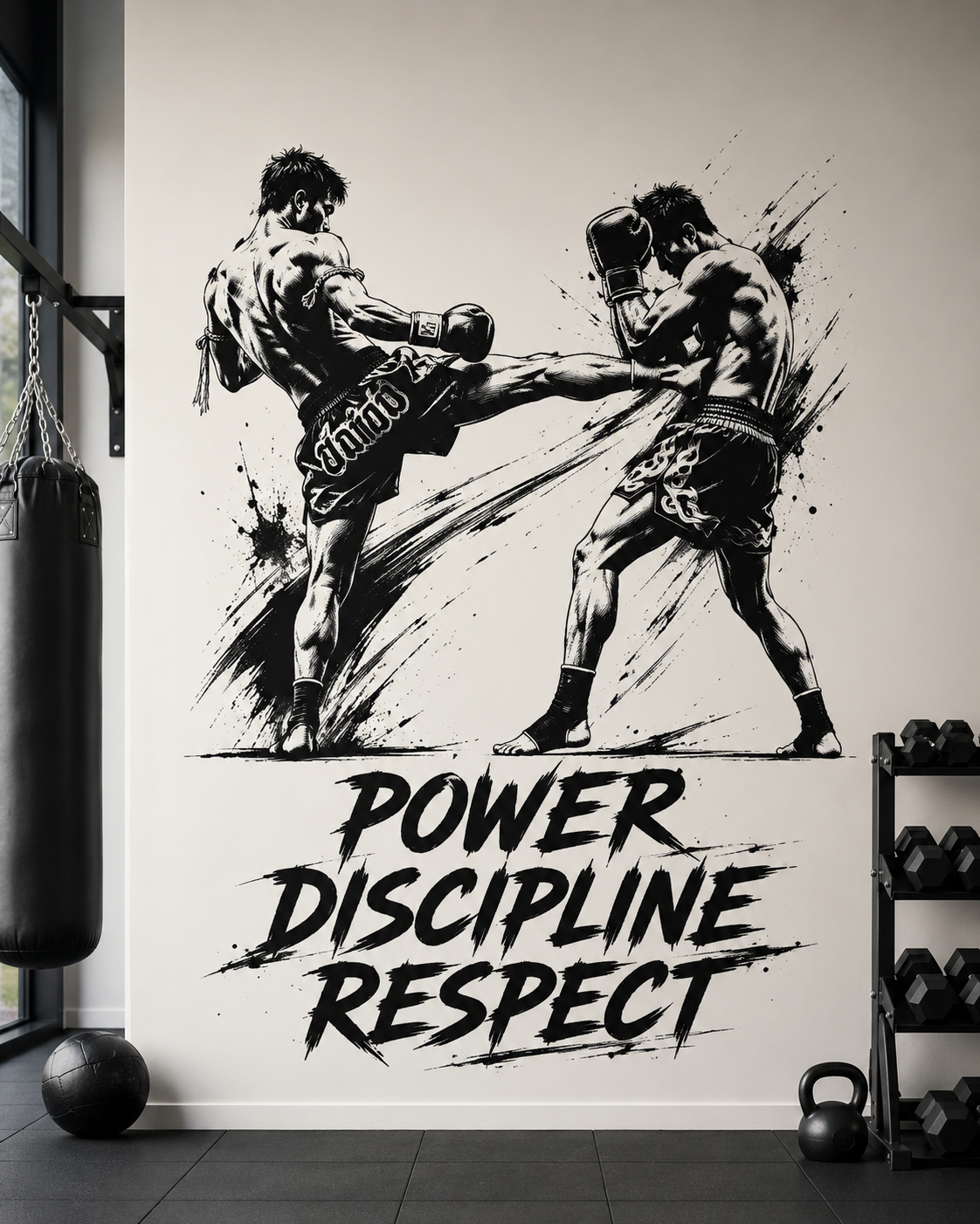 Muay Thai Duvar Sticker