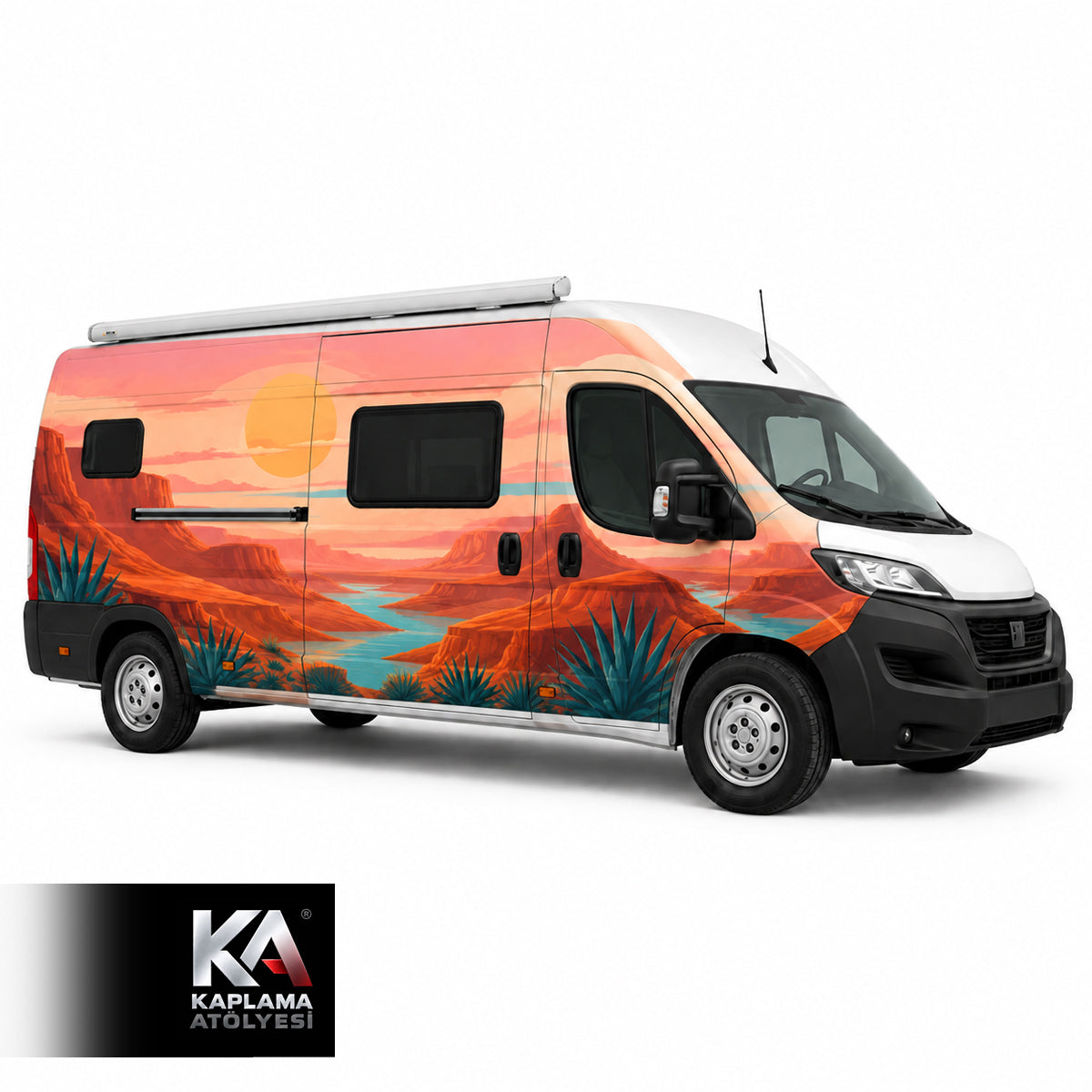Kanyon Manzaralı – Motokaravan Kaplama Folyosu