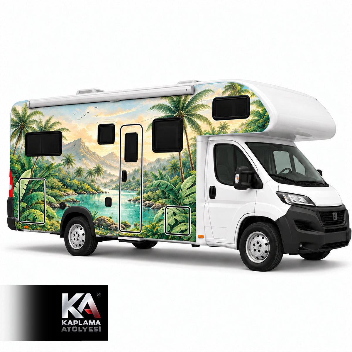 Tropikal Nehir – Alkovenli Motokaravan Kaplama Folyosu