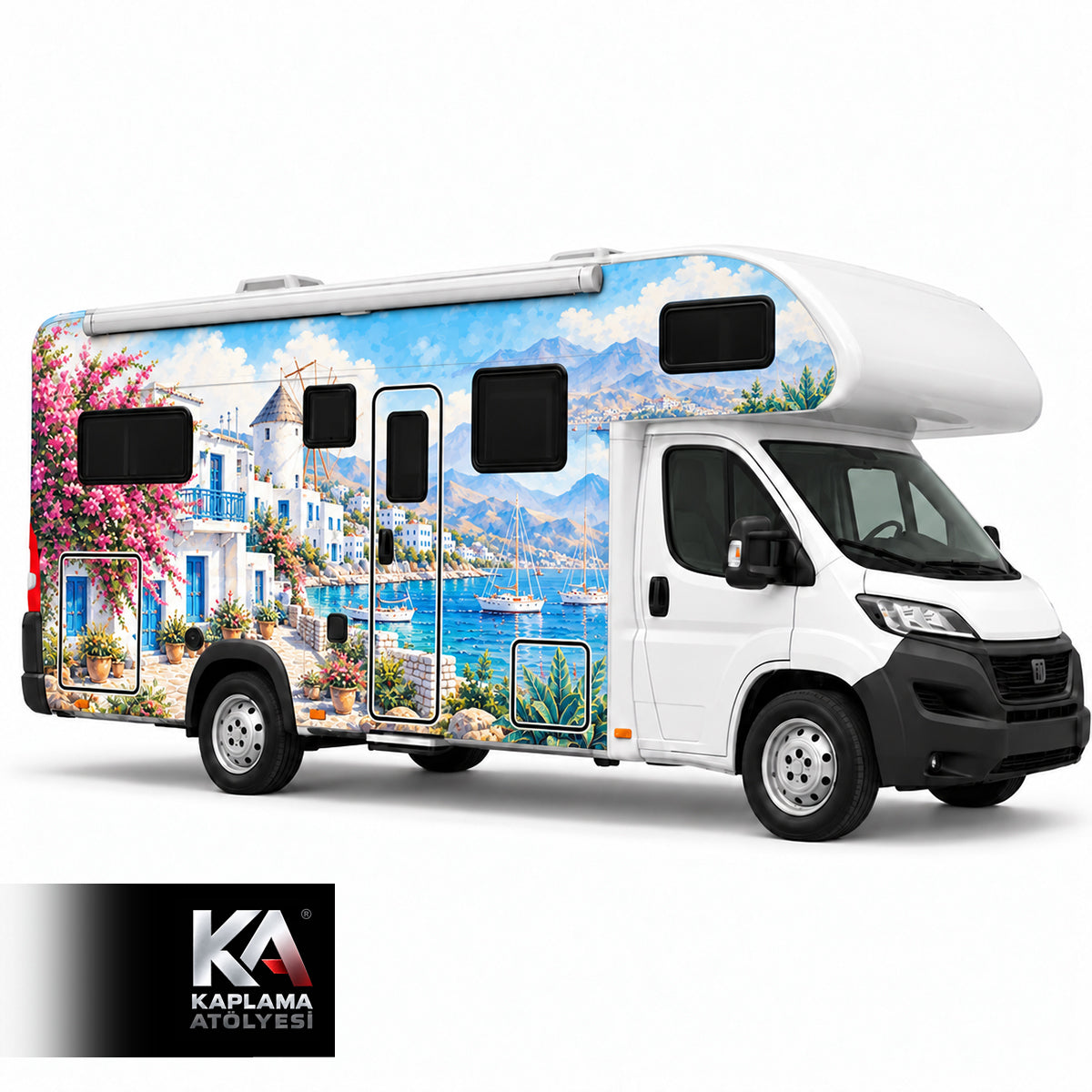 Ege Kasabası – Alkovenli Motokaravan Kaplama Folyosu