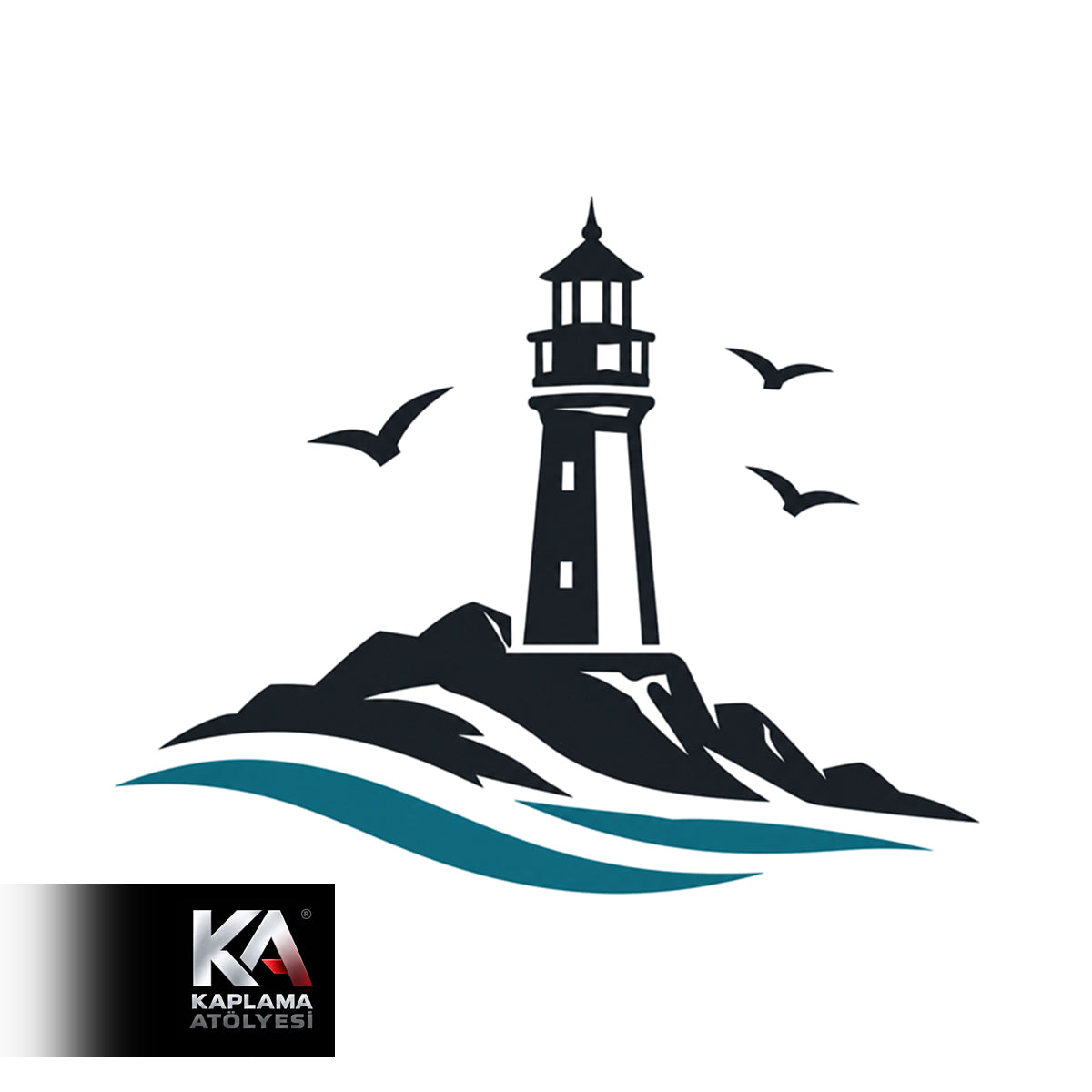 Deniz Feneri Kamp Doğa Sticker