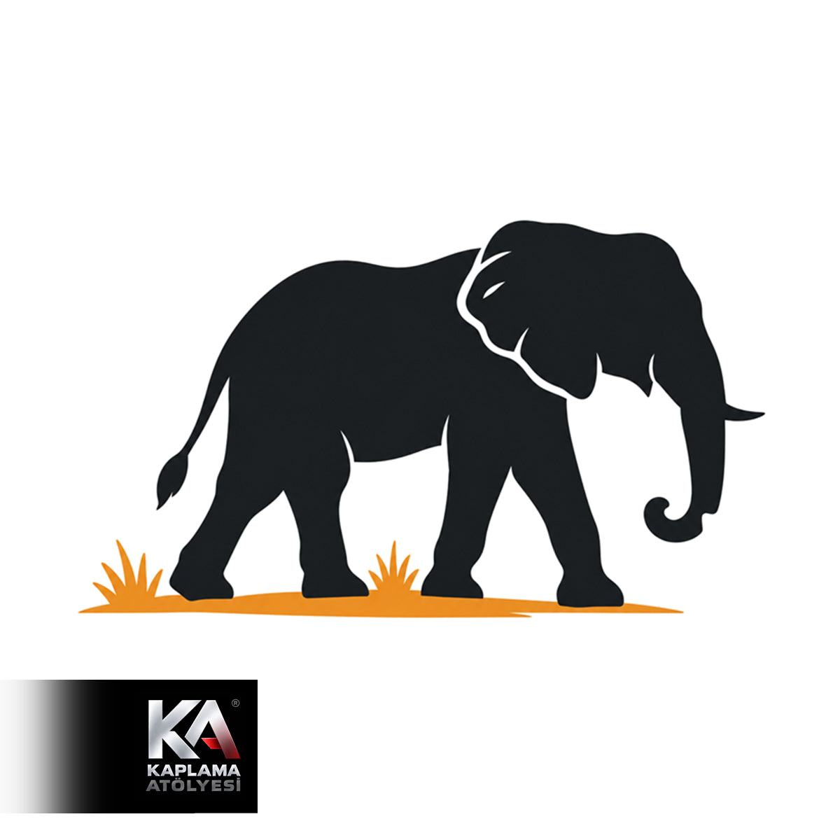 Safari Fil Temalı Kamp Doğa Sticker