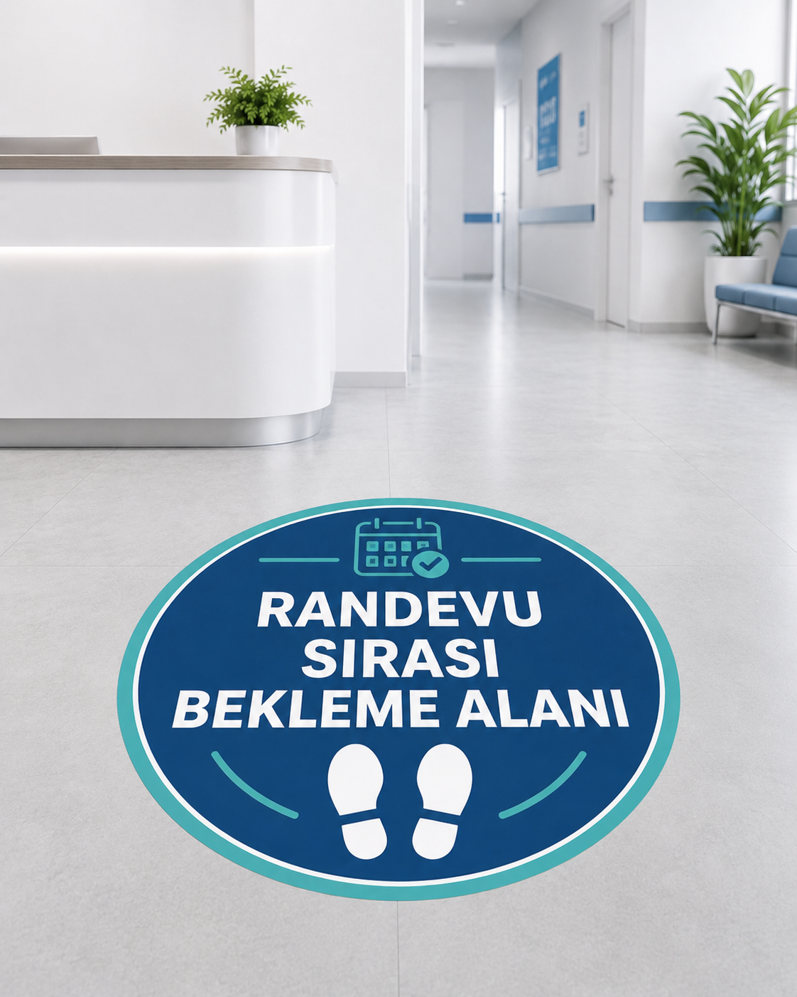 Randevu Sırası Bekleme Alanı Sticker