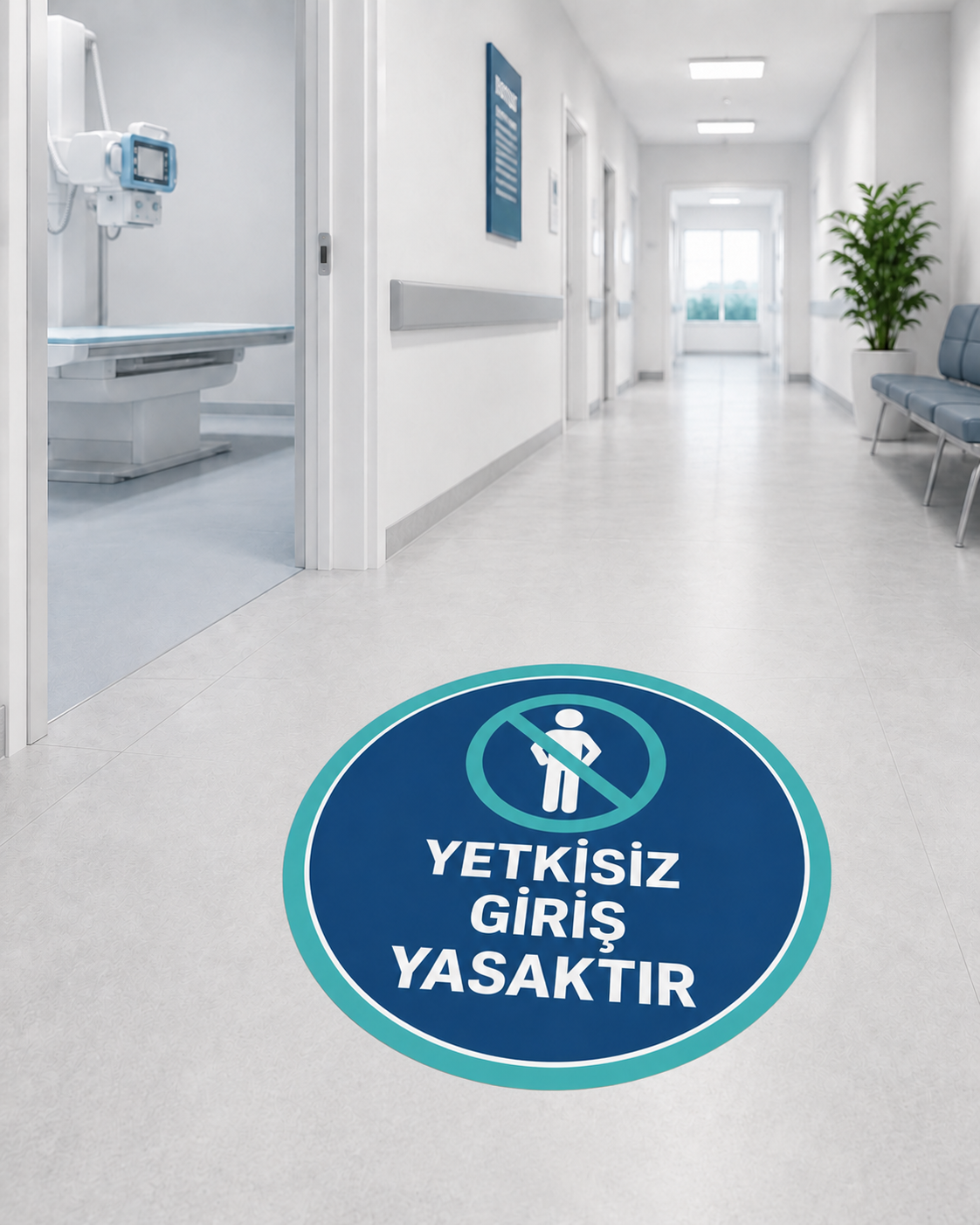 Yetkisiz Giriş Yasaktır Sticker
