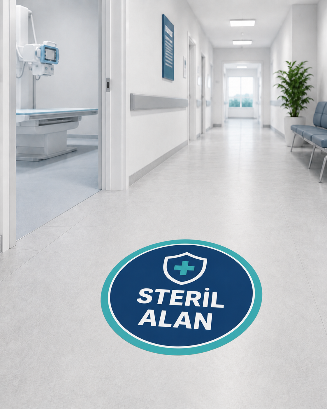 Steril Alan Sticker