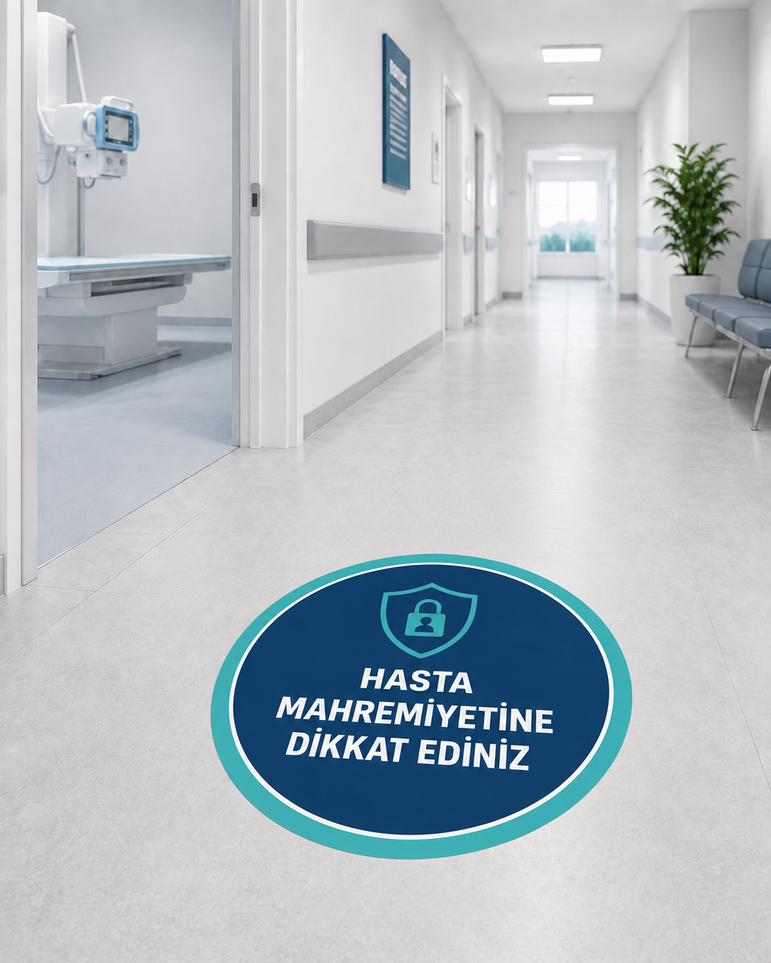 Hasta Mahremiyetine Dikkat Ediniz Sticker