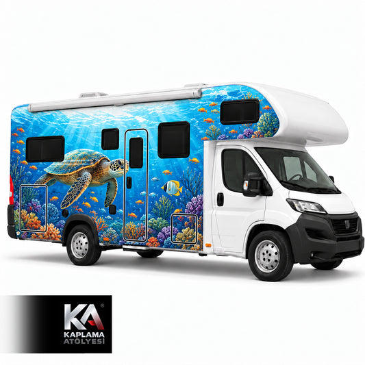 Okyanus Esintisi – Alkovenli Motokaravan Kaplama Folyosu