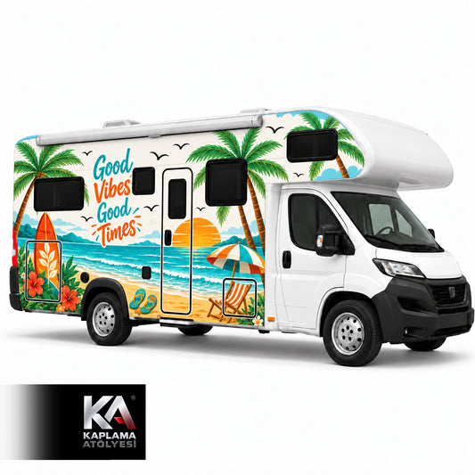 Yaz Esintisi – Alkovenli Motokaravan Kaplama Folyosu