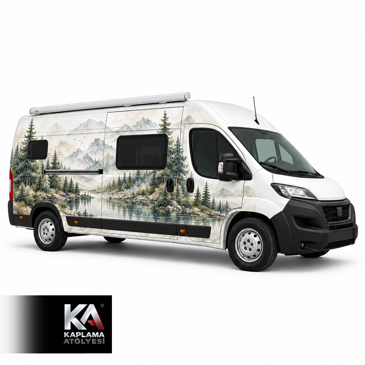 Suluboya Doğa Manzaralı – Motokaravan Kaplama Folyosu