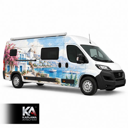 Ege Kasabası – Motokaravan Kaplama Folyosu