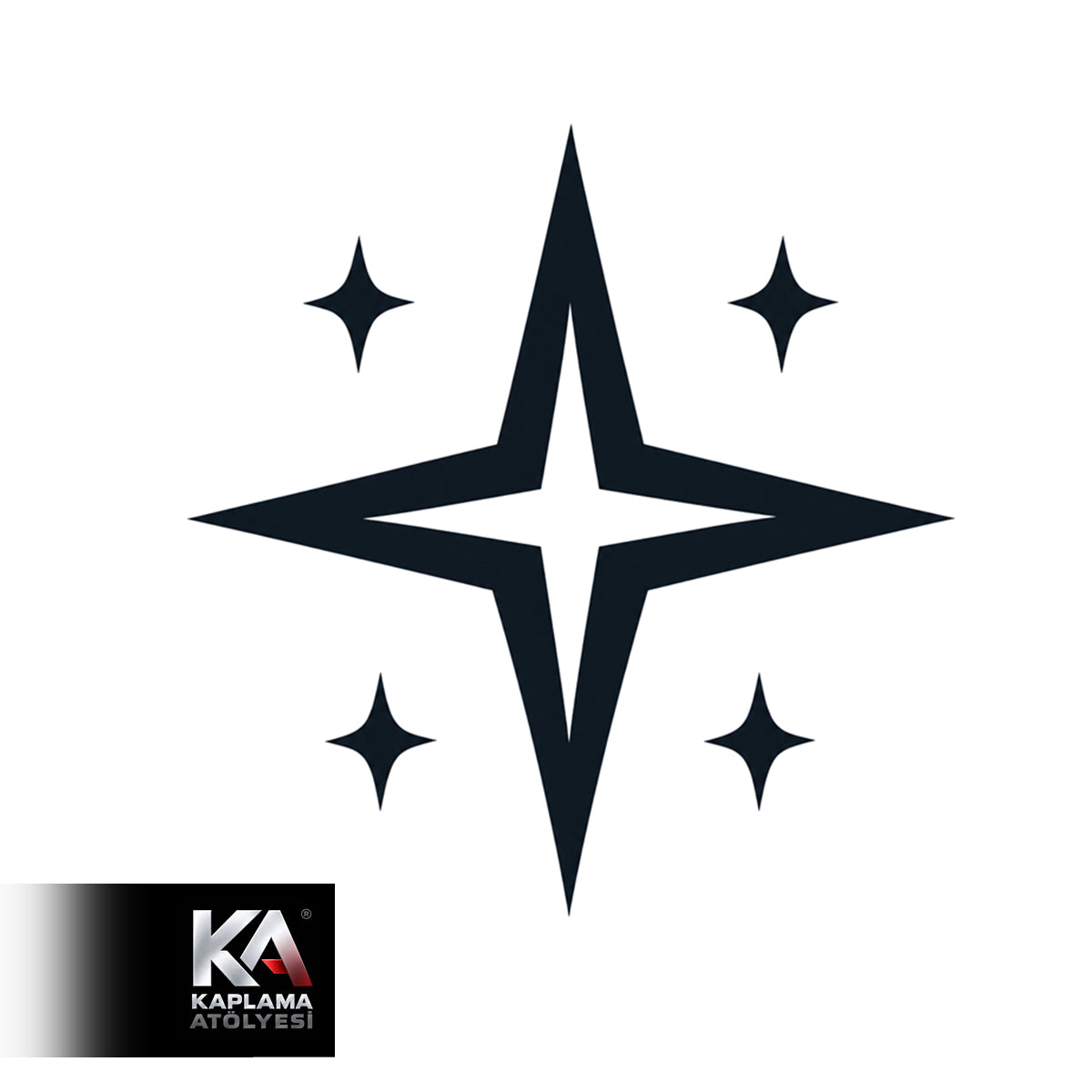 Yıldız Temalı Kamp Doğa Sticker